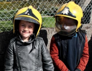 Seniors Infants At The Fire Station