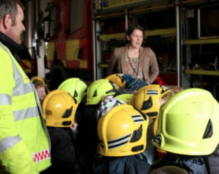 Junior Infants Visit The Firestation