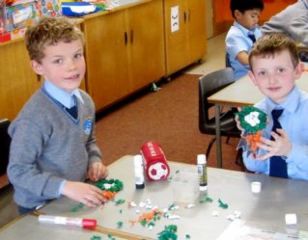 St Patrick\'s Day Craft Work in Senior Infants!